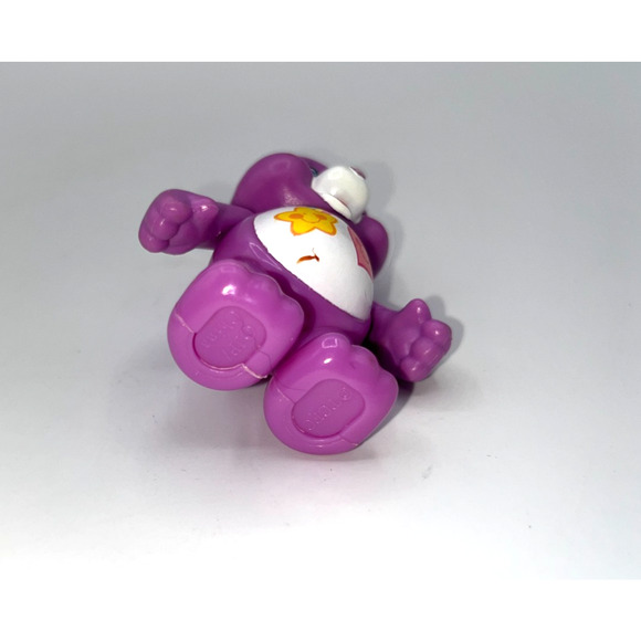 Vintage Care Bears Share Bear Purple Plastic Figure Cake Topper Cupcake Topper - Picture 6 of 7